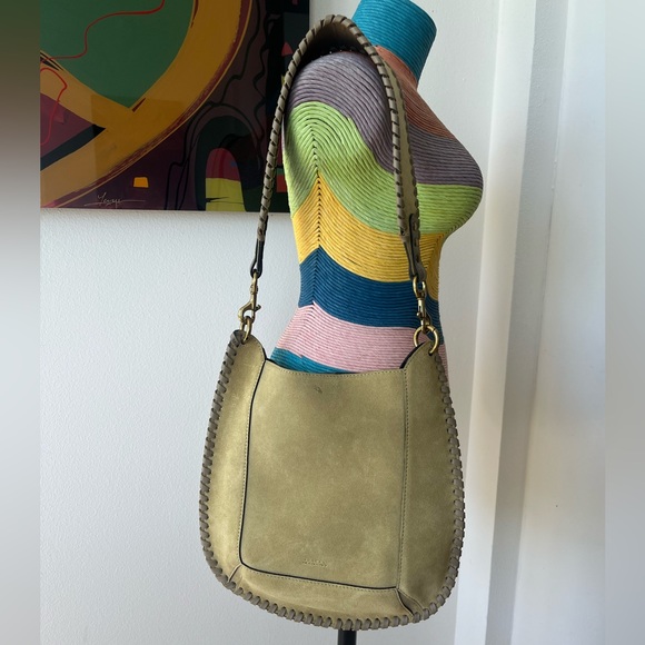 NWT Isabel Marant Oksan Suede Leather Crossbody Bag - Picture 2 of 16